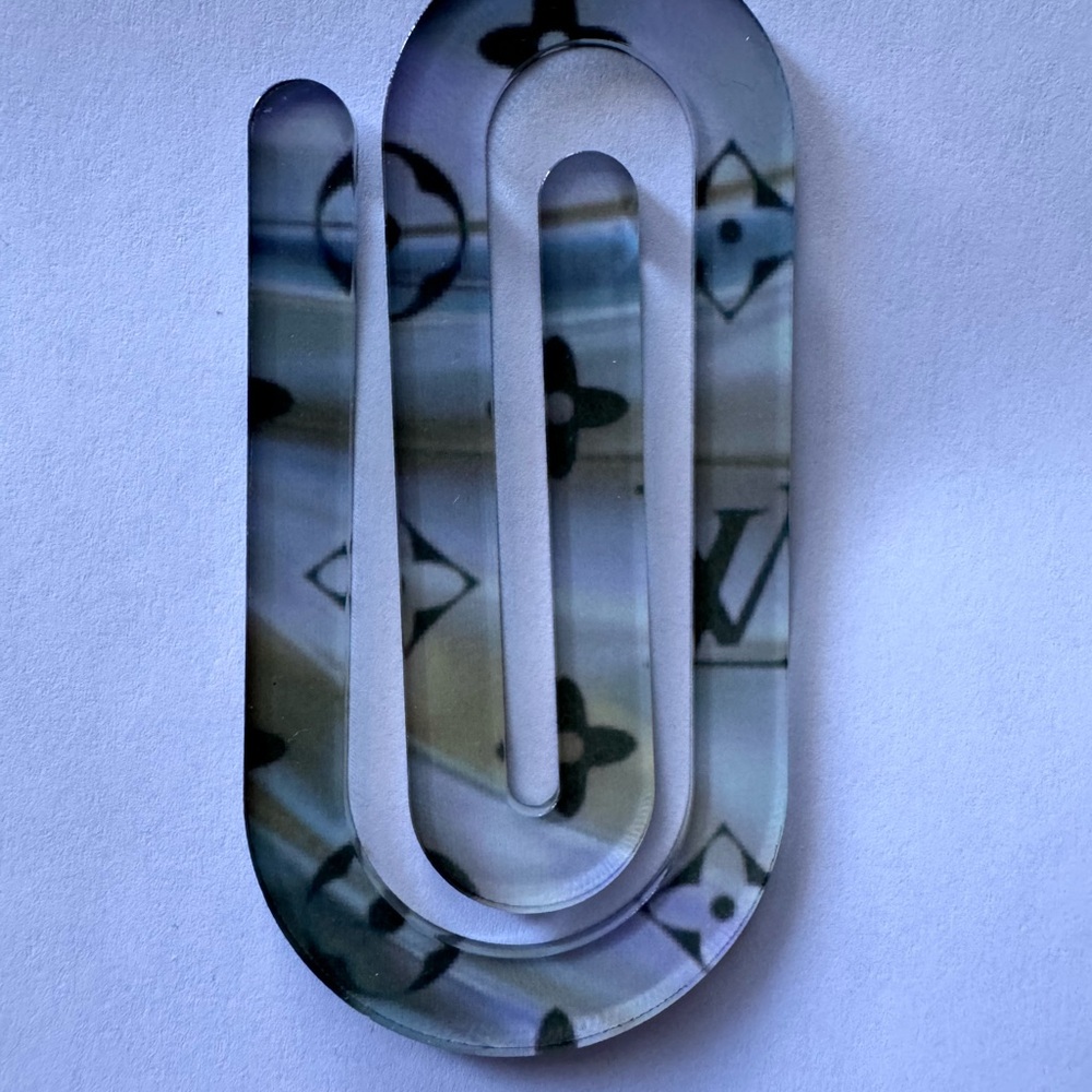 Luxurious Patterned Paperclip Bookmark